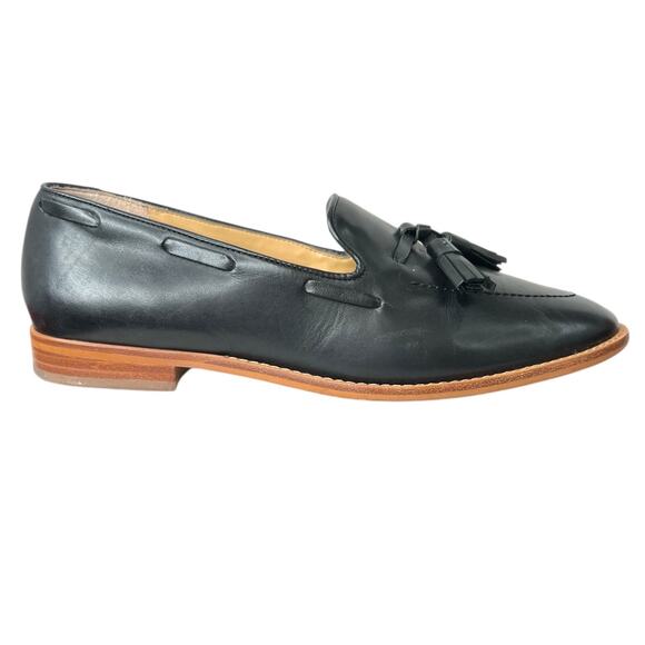 TALBOTS Leighton Tassel Loafers in Black Women's Size 9 Medium - Picture 3 of 15
